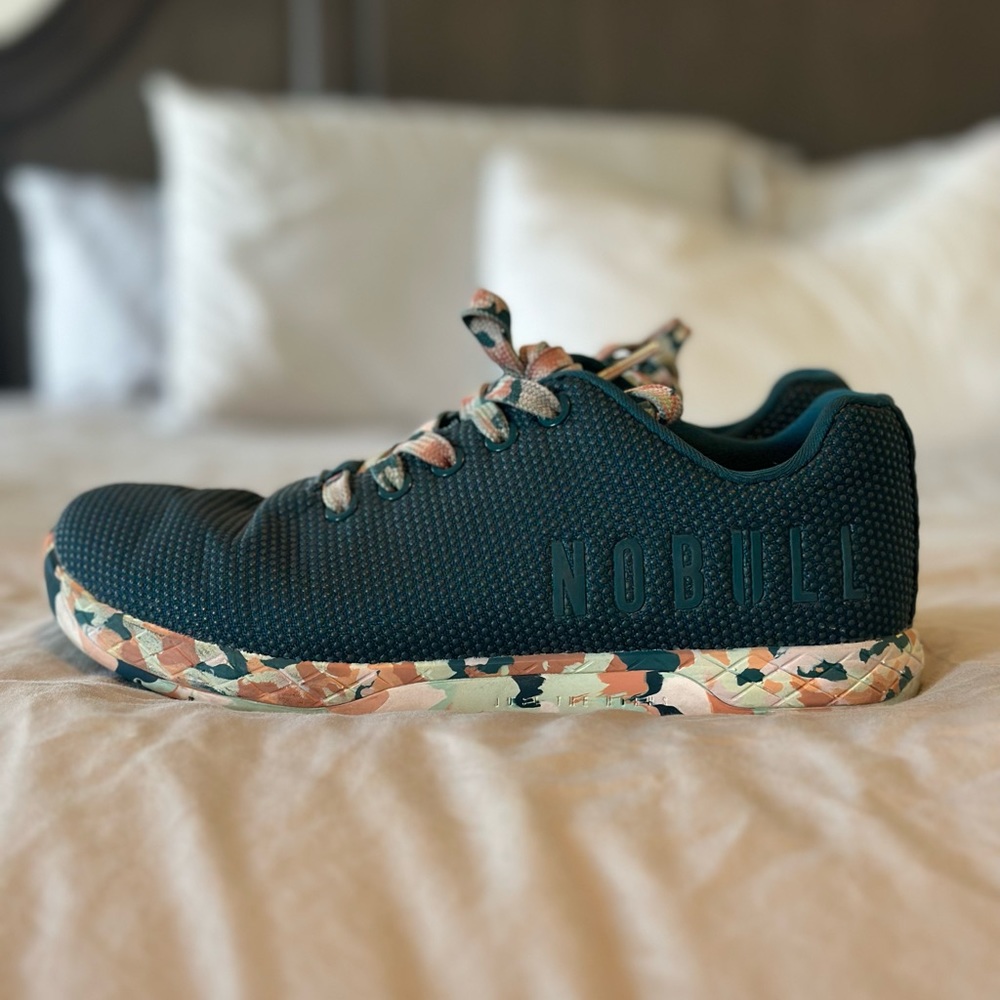 NOBULL Forest Green Athletic Shoes with Camo Sole